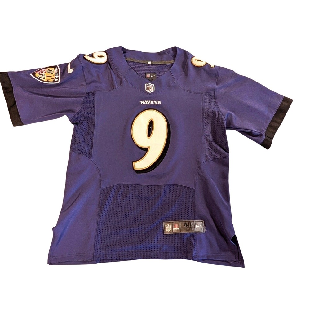 NFL Baltimore Ravens Justin Tucker #9 Nike On Field‎ Jersey Men's 40 Medium